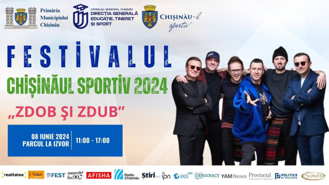 "Chisinau Sports Festival" 2nd edition, Saturday, June 8, 2024 - "La Izvor" Park